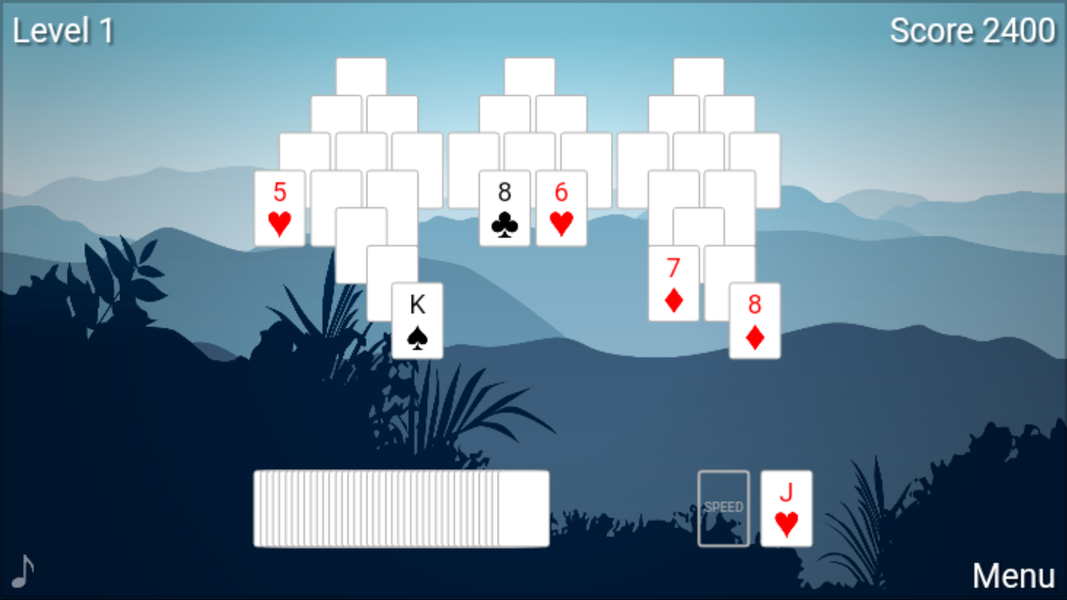 6 Peaks Solitaire - Image screenshot of android app