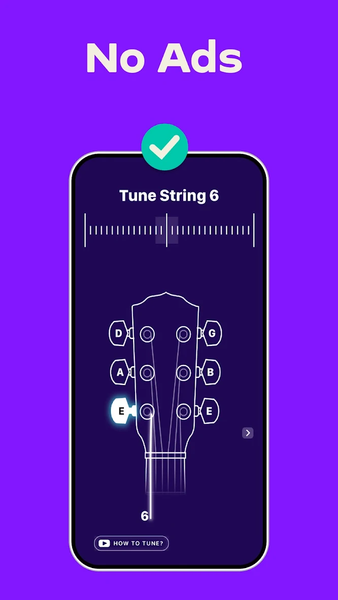 Guitar Tuner - Simply Tune - Image screenshot of android app