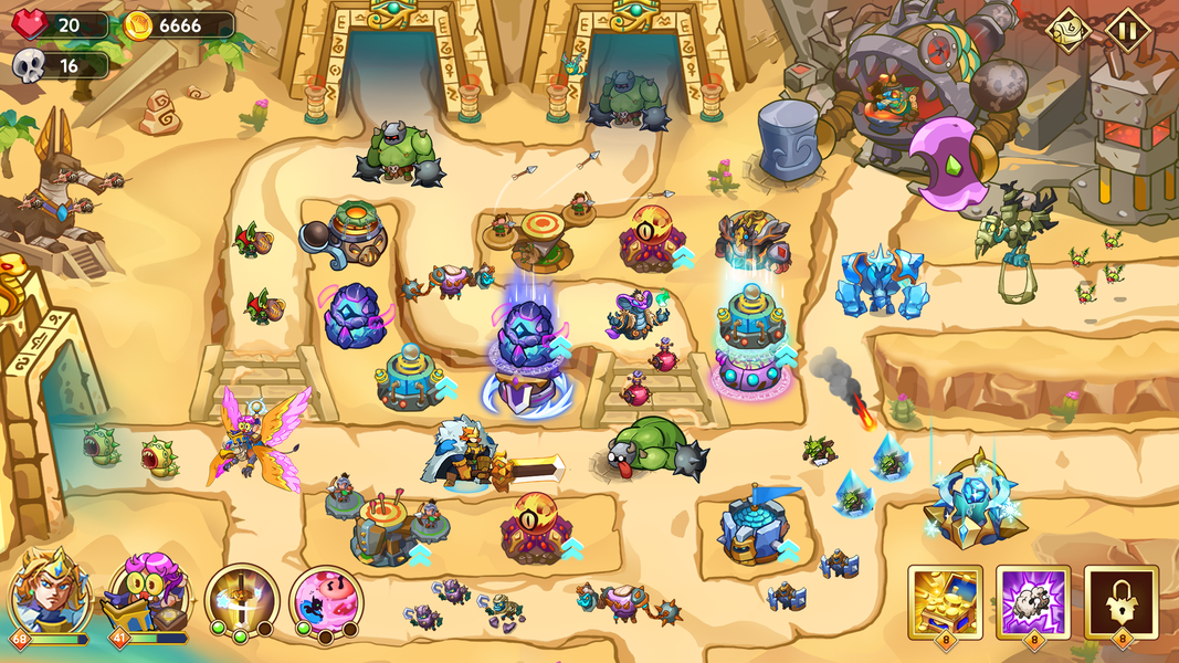 King of Defense ۵: TD Games - عکس بازی موبایلی اندروید