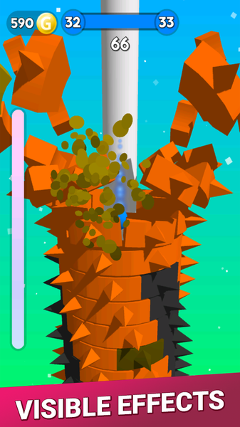 Ultimate Stack Jump 3D - Gameplay image of android game