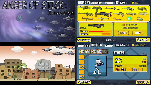 Anger of stick ۱ - عکس بازی موبایلی اندروید
