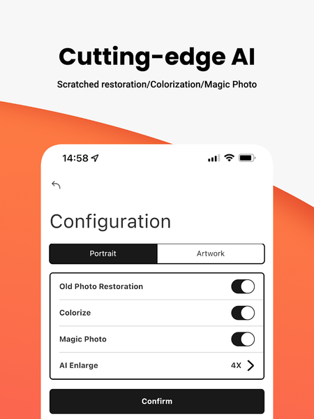 jpgHD AI Photo Restoration - Image screenshot of android app
