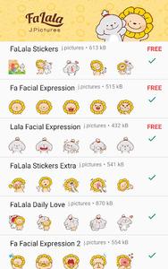 FaLala Stickers for WhatsApp - Image screenshot of android app