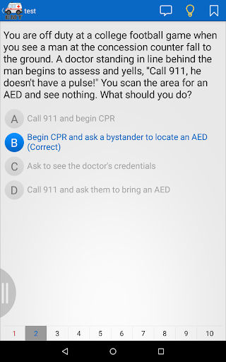 EMT Test Prep - Image screenshot of android app