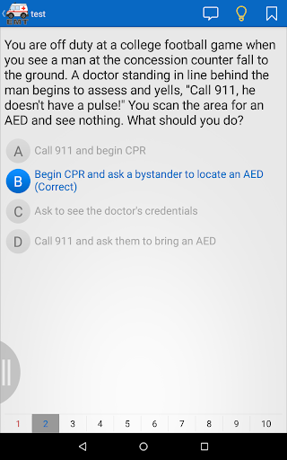 EMT Test Prep - عکس برنامه موبایلی اندروید