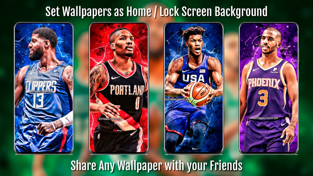 NBA Wallpapers Full HD / 4K - Image screenshot of android app