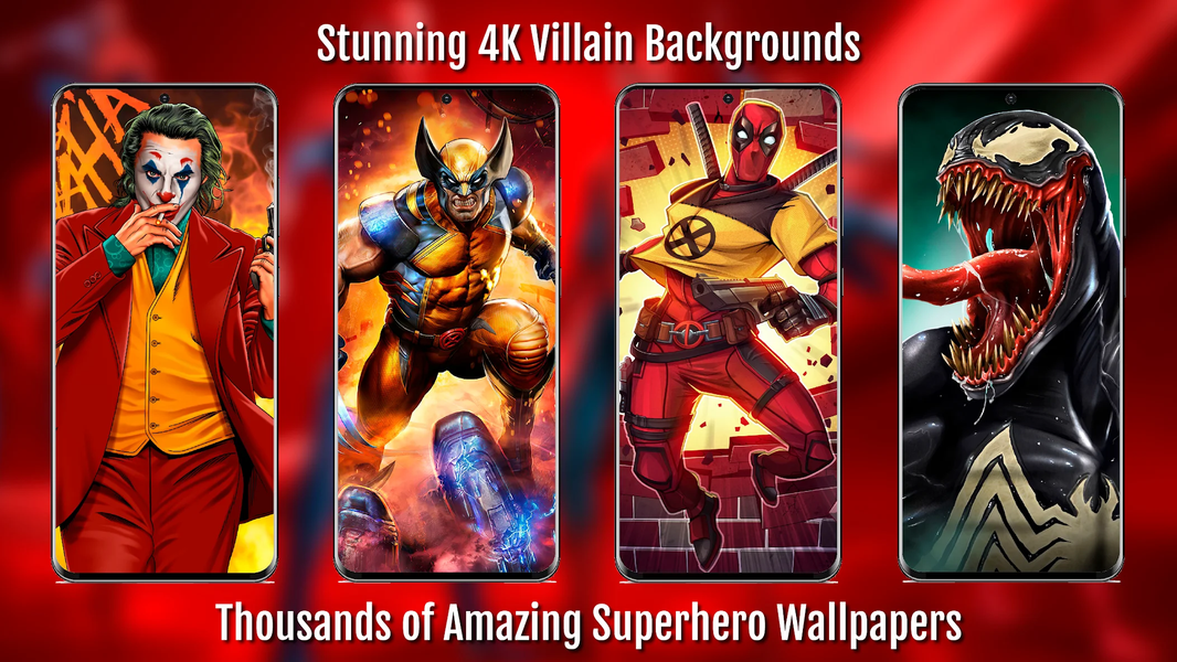 Superheroes Wallpapers HD / 4K - عکس برنامه موبایلی اندروید