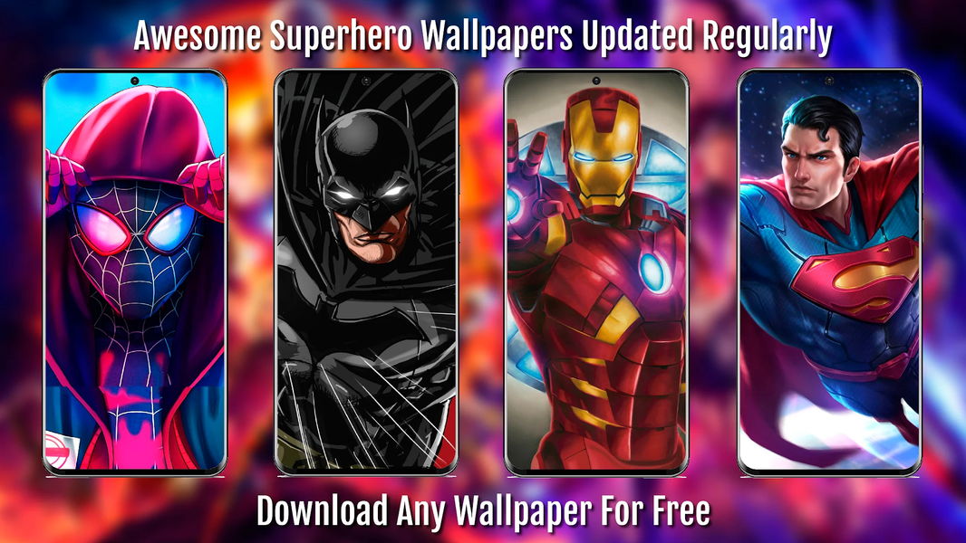 Superheroes Wallpapers HD / 4K - عکس برنامه موبایلی اندروید