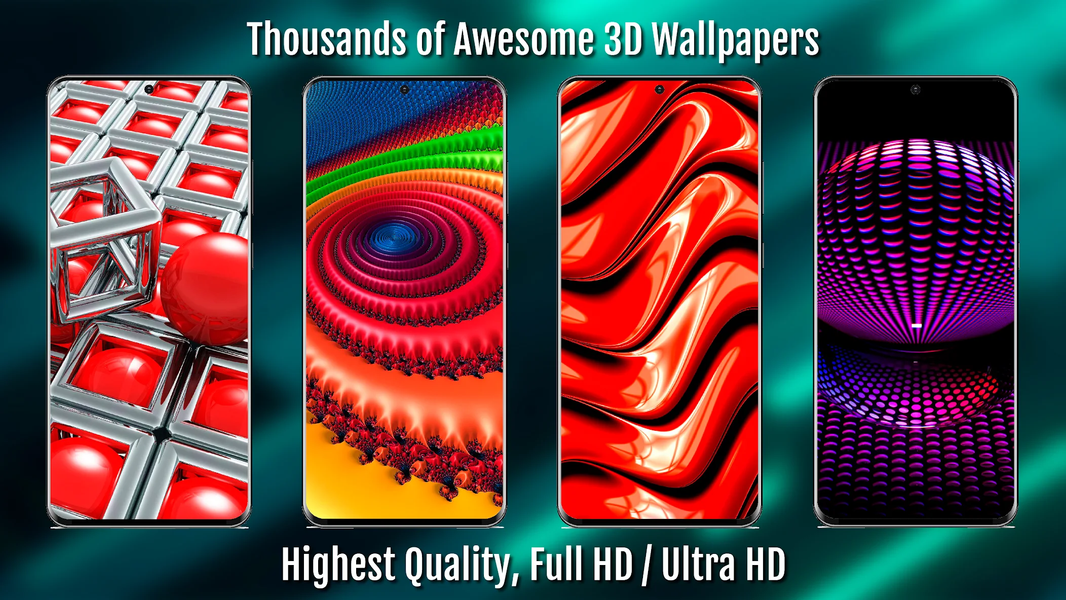 3D Wallpapers Full HD / 4K - عکس برنامه موبایلی اندروید