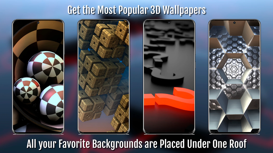 3D Wallpapers Full HD / 4K - Image screenshot of android app