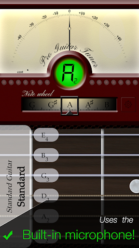 Pro Guitar Tuner - Image screenshot of android app