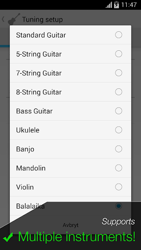 Pro Guitar Tuner - Image screenshot of android app