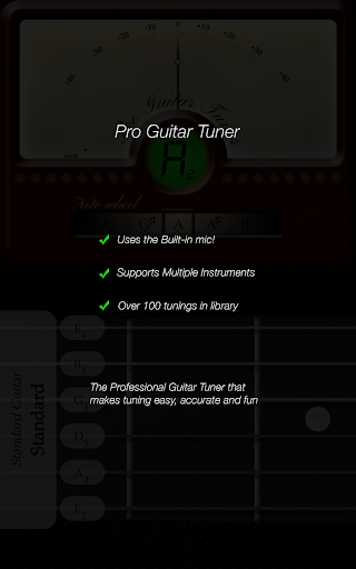 Pro Guitar Tuner - Image screenshot of android app