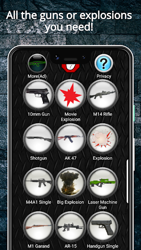 Guns and Explosions Ringtones - Image screenshot of android app