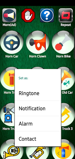 Horns and Sirens Ringtones - عکس برنامه موبایلی اندروید