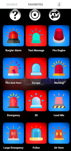LOUD Siren Ringtones - Image screenshot of android app