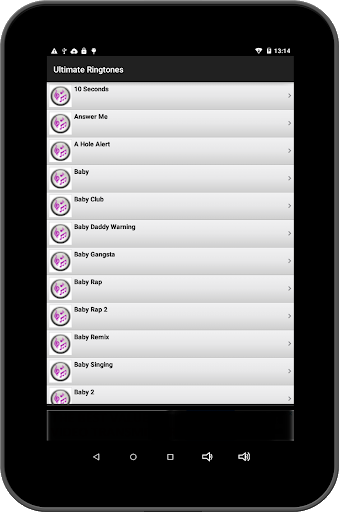 Ultimate Ringtones - Image screenshot of android app