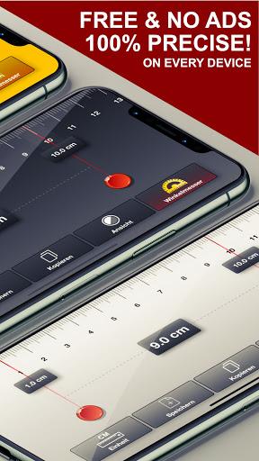 Ruler - Measuring Tape, Inches - عکس برنامه موبایلی اندروید
