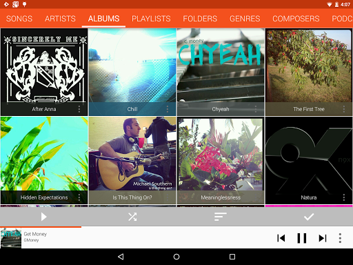 Material Orange Theme - Image screenshot of android app