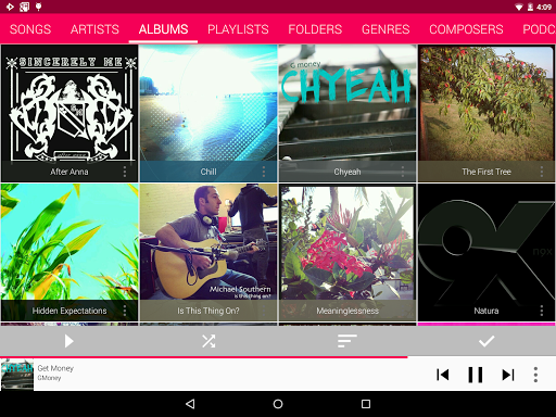 Material Pink Theme - Image screenshot of android app