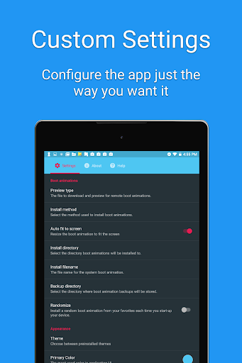 Boot Animations for Superuser - Image screenshot of android app