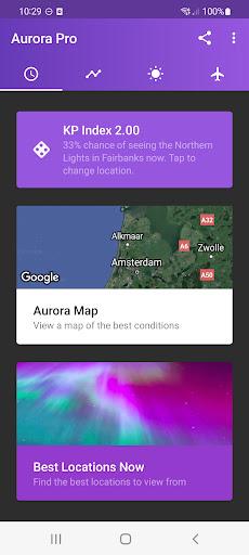 My Aurora Forecast & Alerts - Image screenshot of android app