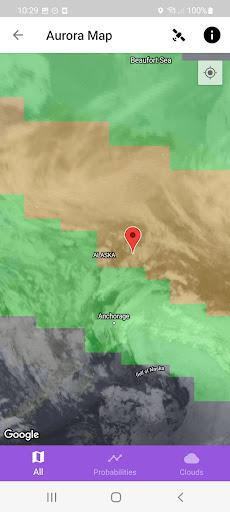 My Aurora Forecast & Alerts - Image screenshot of android app