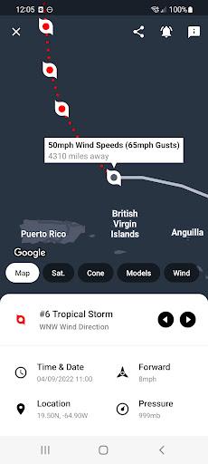 My Hurricane Tracker & Alerts - Image screenshot of android app