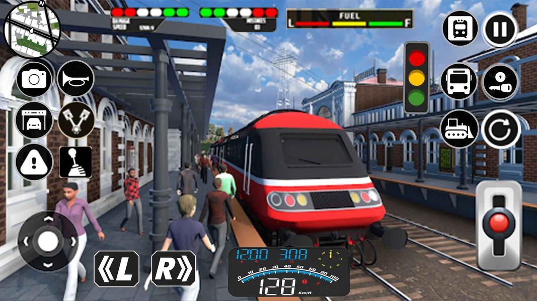 بازی رانندگی با قطار I بازی جدید - Gameplay image of android game