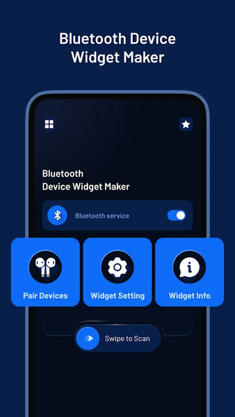 Bluetooth Device Widget Maker - عکس برنامه موبایلی اندروید