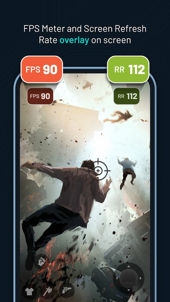 Real-Time FPS Meter & Display - Image screenshot of android app