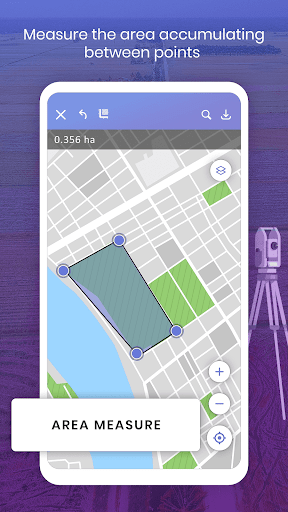 GPS Field Area Measure - Image screenshot of android app