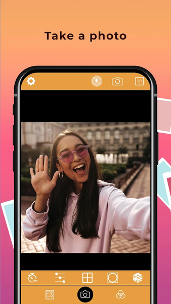 Selfie Camera - Gameplay image of android game