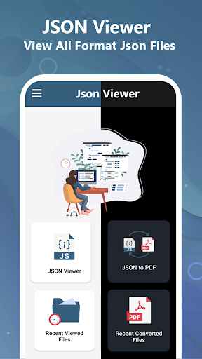 Json Viewer - Json File Opener - عکس برنامه موبایلی اندروید