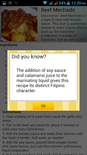 Pinoy Foods Recipe Book - عکس برنامه موبایلی اندروید