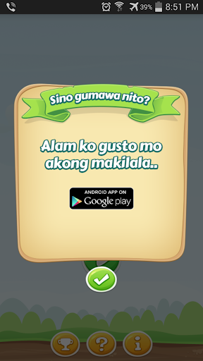 Pinoy Quiz - Gameplay image of android game