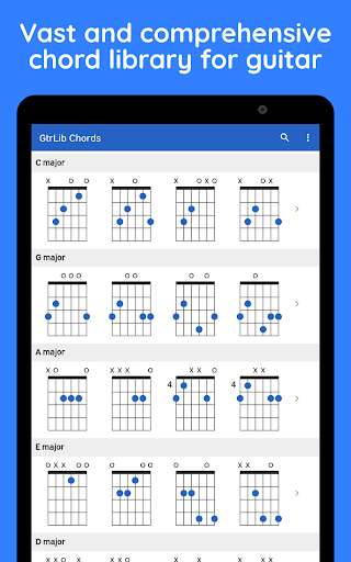 GtrLib Chords - Guitar Chords - عکس برنامه موبایلی اندروید