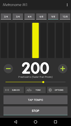 Metronome M۱ - عکس برنامه موبایلی اندروید