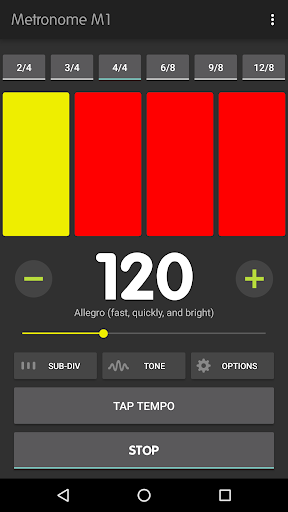 Metronome M1 - Image screenshot of android app