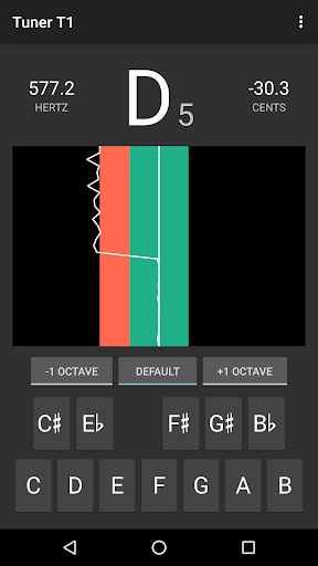 Tuner T1 - Image screenshot of android app