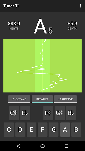Tuner T1 - Image screenshot of android app