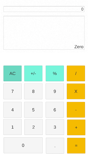 Calculator: Number to Words - عکس برنامه موبایلی اندروید