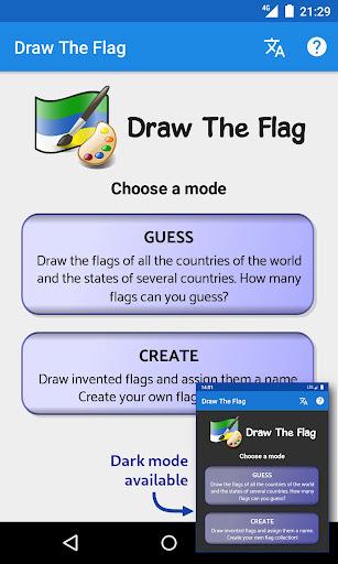 Draw The Flag - Quiz & Maker - Image screenshot of android app