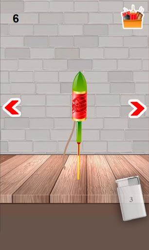 Bombs and Explosions Firecrackers crackers game - Gameplay image of android game