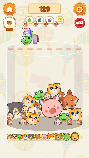 Juicy Fruit Drop Merge - عکس بازی موبایلی اندروید