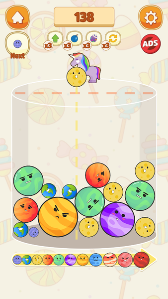 Juicy Fruit Drop Merge - عکس بازی موبایلی اندروید