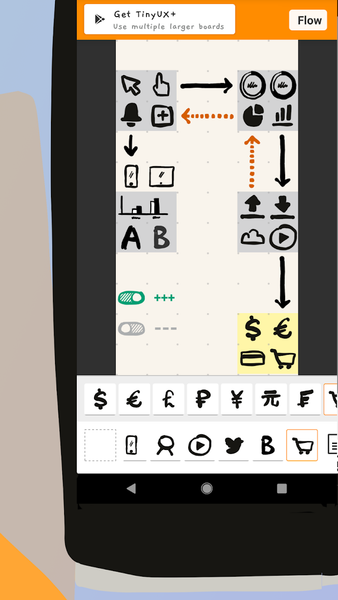 TinyUX Lite - Wireframing - Image screenshot of android app