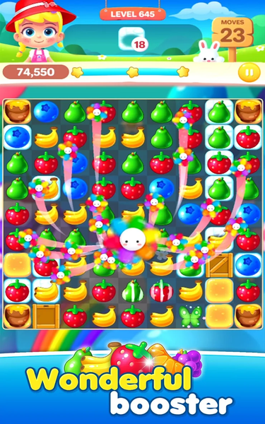 Fruit Candy Puzzle - Gameplay image of android game