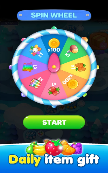 Fruit Candy Puzzle - Gameplay image of android game
