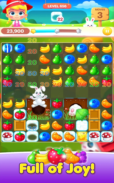 Fruit Candy Puzzle - Gameplay image of android game
